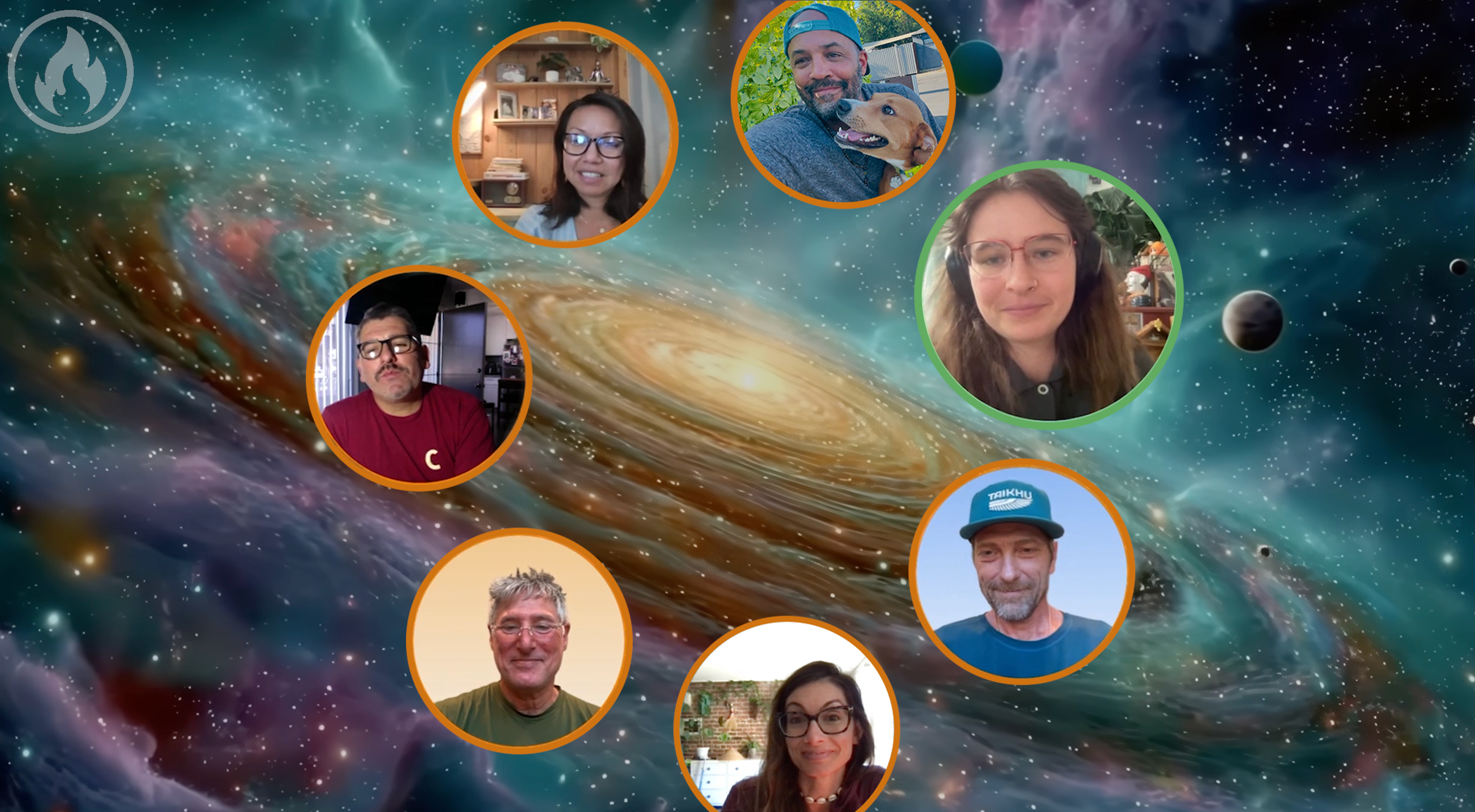 CircleUp gathering in the cosmos room